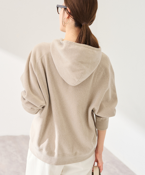 FRAMeWORK(フレームワーク)の「ショートモールニットフーディ(ニット/セーター・レディース・ブラウン/ベージュ・FREE)」の19枚目の写真