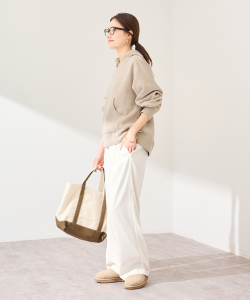 FRAMeWORK（フレームワーク）の「ショートモールニットフーディ（ニット/セーター・レディース・ブラウン/ベージュ・FREE）」の11枚目の写真