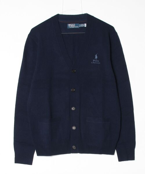 セール】エンブロイダリー ウール Vネック カーディガン（カーディガン