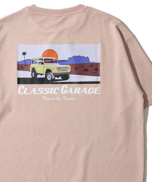 GERRY(ジェリー)の「【GERRY/ジェリー】冷感ポンチバックプリントクルーネックTシャツ / グラフィックプリントクルーネックTシャツ(Tシャツ/カットソー・メンズ・チャコールグレー/カーキ/ブラック/ピンク/ホワイト・X-LARGE/LARGE/MEDIUM)」の5枚目の写真