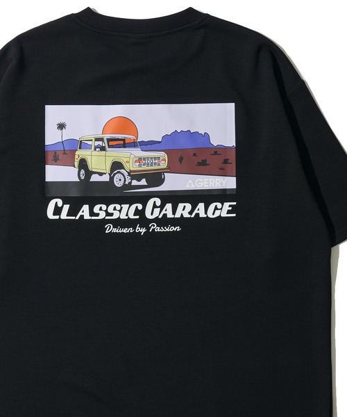 GERRY(ジェリー)の「【GERRY/ジェリー】冷感ポンチバックプリントクルーネックTシャツ / グラフィックプリントクルーネックTシャツ(Tシャツ/カットソー・メンズ・チャコールグレー/カーキ/ブラック/ピンク/ホワイト・X-LARGE/LARGE/MEDIUM)」の1枚目の写真