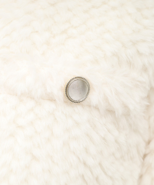 セール】ファーミドルノーカラーコート（その他アウター）｜ROYAL