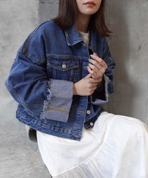 ワイドスリーブデニムジャケット