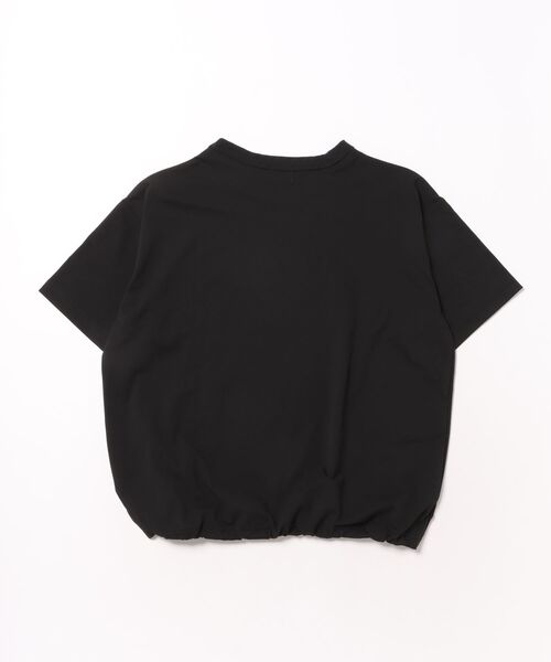 GROOVY COLORS（グルービーカラーズ）の「PTT Drawstrings Tee（Tシャツ/カットソー・キッズ・ブラック・145/135）」の3枚目の写真