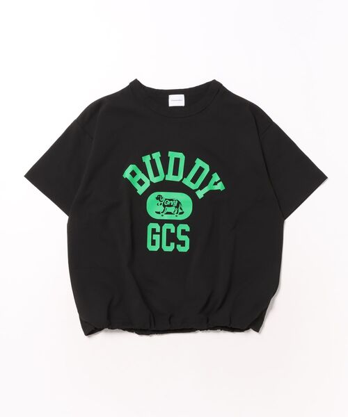 GROOVY COLORS（グルービーカラーズ）の「PTT Drawstrings Tee（Tシャツ/カットソー・キッズ・ブラック・145/135）」の2枚目の写真