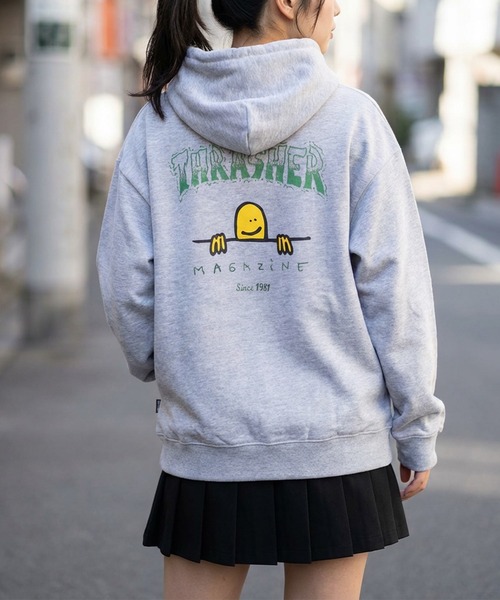 【the GazettE】THRASHER コラボ パーカー the GazettE】THRASHER コラボ パーカー thrasher パーカー skate and