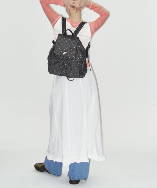 YEOMIMの「day backpack (star black)(バックパック/リュック・レディース・ブラック・FREE)」の4枚目の写真