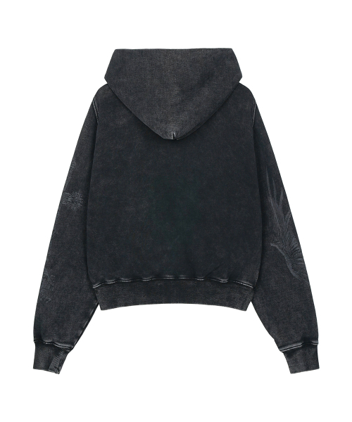 FDR(エフディーアール)の「Marble Sulfur Washed San Chris Hoodie Black(パーカー・レディース・その他・S/M/L)」の9枚目の写真