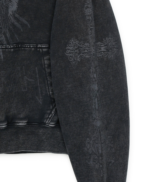 FDR(エフディーアール)の「Marble Sulfur Washed San Chris Hoodie Black(パーカー・レディース・その他・S/M/L)」の12枚目の写真