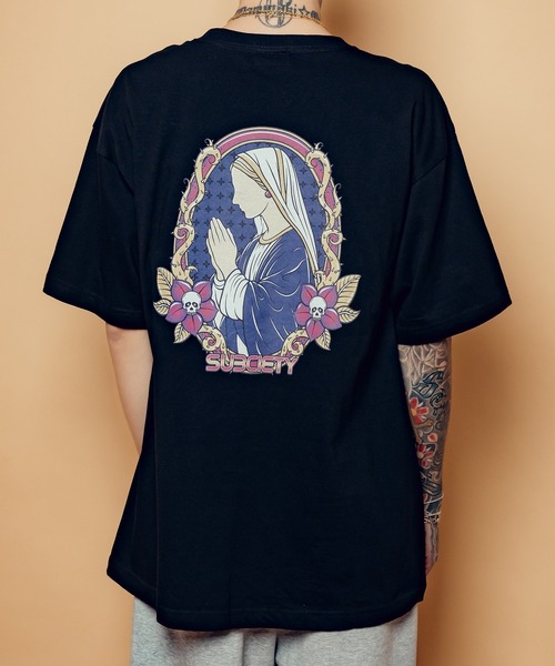 Subciety(サブサエティ)の「Save tee(Tシャツ/カットソー・メンズ・ブラック/ホワイト・SMALL/MEDIUM/LARGE/X-LARGE/XX-LARGE)」の2枚目の写真