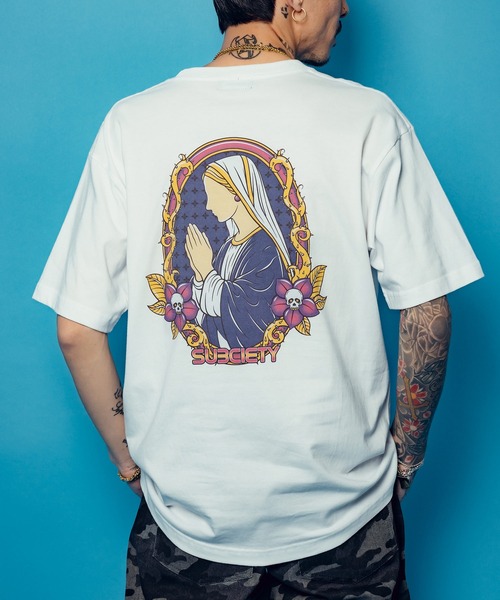 Subciety(サブサエティ)の「Save tee(Tシャツ/カットソー・メンズ・ブラック/ホワイト・SMALL/MEDIUM/LARGE/X-LARGE/XX-LARGE)」の7枚目の写真
