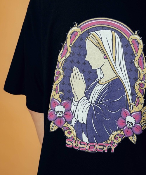 Subciety(サブサエティ)の「Save tee(Tシャツ/カットソー・メンズ・ブラック/ホワイト・SMALL/MEDIUM/LARGE/X-LARGE/XX-LARGE)」の13枚目の写真