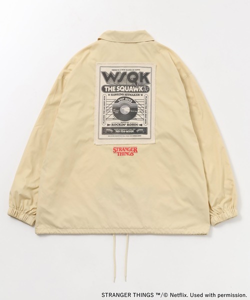 STRANGER THINGS】コラボ アソートコーチジャケット（ナイロン