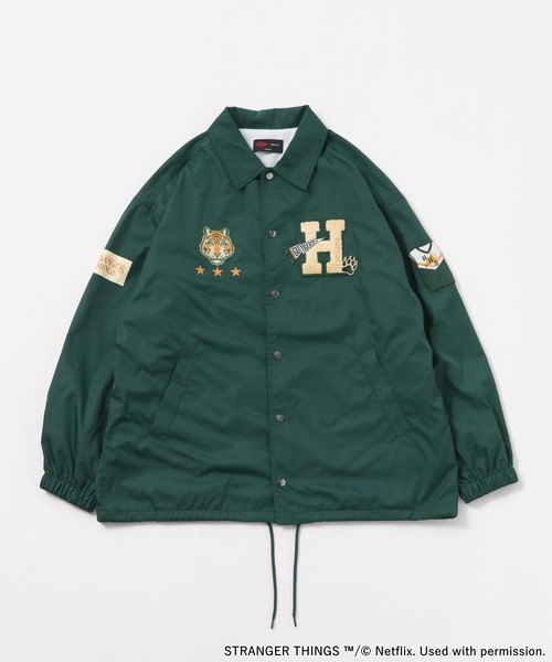 STRANGER THINGS】コラボ アソートコーチジャケット（ナイロン