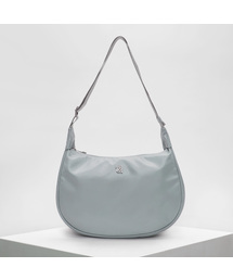TRM リサイクルビッグスライムナイロンホーボーバッグ C.GRAY