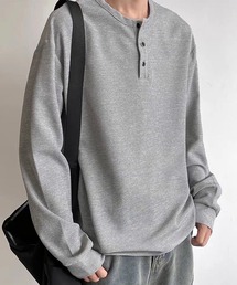 WESTSEA | ヘンリーネック 無地 長袖Ｔシャツ 薄手(Tシャツ/カットソー)