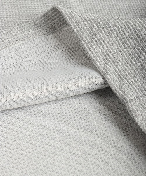 WESTSEA(ウエストシー)の「ヘンリーネック 無地 長袖Tシャツ 薄手(Tシャツ/カットソー・メンズ・グレー/ブラック/ホワイト・M/L/XL)」の16枚目の写真