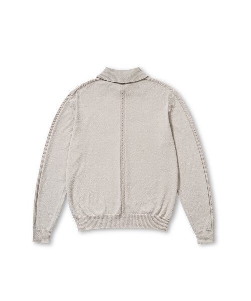 EDWARDMAX(エドワードマックス)の「ブクルサマーコットンカラーニット(ニット/セーター・レディース・その他・L/M/XL)」の2枚目の写真