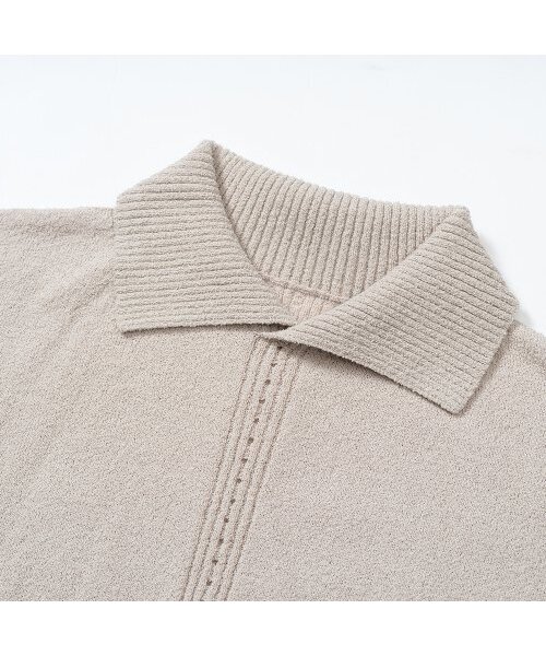 EDWARDMAX(エドワードマックス)の「ブクルサマーコットンカラーニット(ニット/セーター・レディース・その他・L/M/XL)」の3枚目の写真
