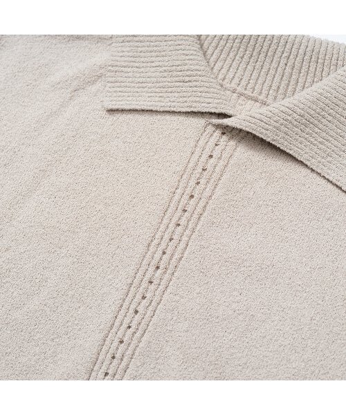 EDWARDMAX(エドワードマックス)の「ブクルサマーコットンカラーニット(ニット/セーター・レディース・その他・L/M/XL)」の4枚目の写真