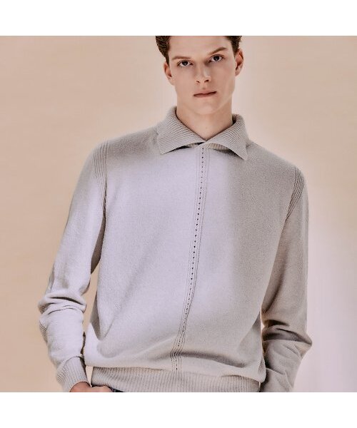 EDWARDMAX(エドワードマックス)の「ブクルサマーコットンカラーニット(ニット/セーター・レディース・その他・L/M/XL)」の6枚目の写真
