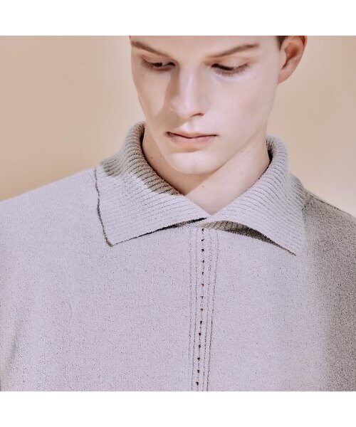 EDWARDMAX(エドワードマックス)の「ブクルサマーコットンカラーニット(ニット/セーター・レディース・その他・L/M/XL)」の8枚目の写真