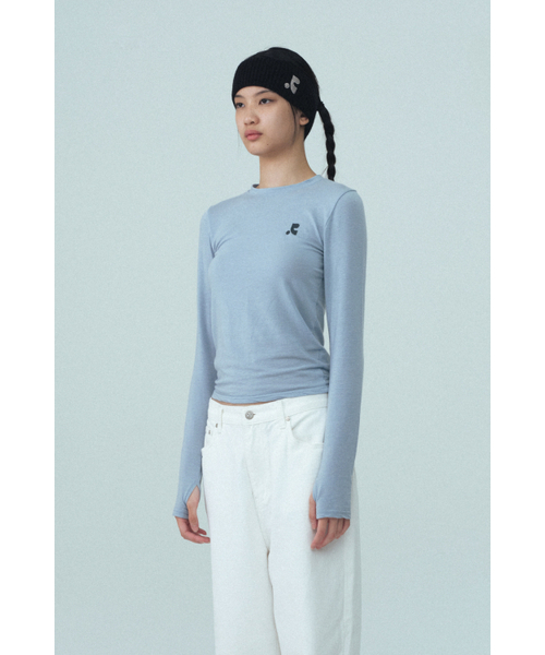 Rest&Recreation(レストアンドレクリエーション)の「LOGO KNIT HAIR BAND - BLACK(スポーツグッズ・レディース・その他・ONE SIZE)」の2枚目の写真