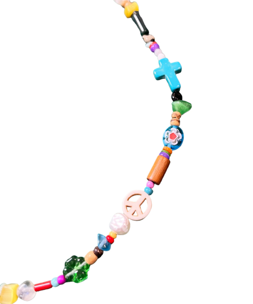 SK8ER ROCK（スケーターロック）の「Smiley Multi Beads Necklace (Multi)（ネックレス・レディース・その他・FREE）」の2枚目の写真