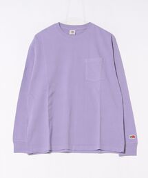 FRUIT OF THE LOOM（フルーツオブザルーム）の「【ST】【FRUIT OF THE LOOM】ポケット付き L/S Tシャツ（Tシャツ/カットソー）」