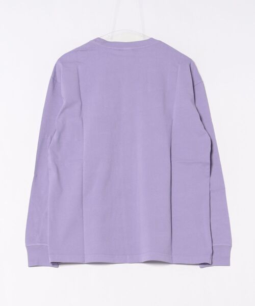 FRUIT OF THE LOOM(フルーツオブザルーム)の「【ST】【FRUIT OF THE LOOM】ポケット付き L/S Tシャツ(Tシャツ/カットソー・レディース・イエロー/パープル/ピンク/サックスブルー・LARGE/MEDIUM/X-LARGE)」の5枚目の写真