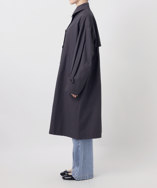 IENA（イエナ）の「撥水ステンカラーコート（ステンカラーコート・レディース・チャコールグレー/ベージュ・36/38）」の17枚目の写真