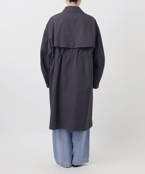 IENA（イエナ）の「撥水ステンカラーコート（ステンカラーコート・レディース・チャコールグレー/ベージュ・36/38）」の18枚目の写真