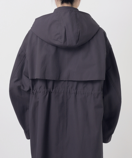IENA（イエナ）の「撥水ステンカラーコート（ステンカラーコート・レディース・チャコールグレー/ベージュ・36/38）」の21枚目の写真