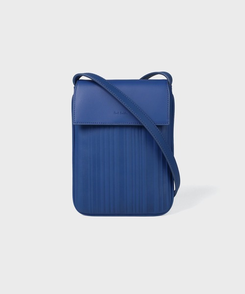 Paul Smith（ポールスミス）の「シャドーストライプSS26 ミニショルダーバッグ【553439 N180S】（ショルダーバッグ・メンズ・ブラック/ブルー・FREE）」の13枚目の写真