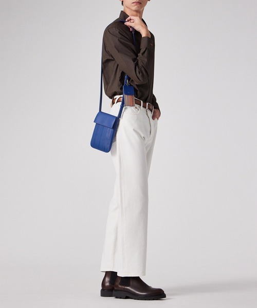 Paul Smith（ポールスミス）の「シャドーストライプSS26 ミニショルダーバッグ【553439 N180S】（ショルダーバッグ・メンズ・ブラック/ブルー・FREE）」の11枚目の写真