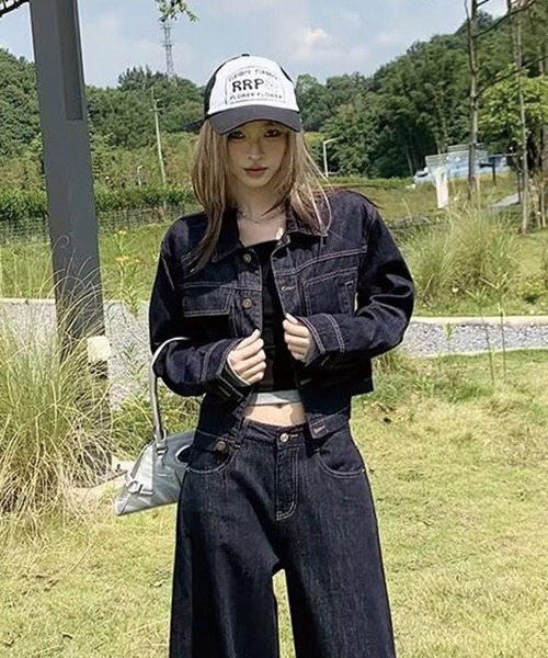 セール】＼着回し◎春にオススメ／ビッグポケット インディゴデニム