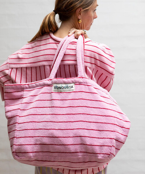 BONGUSTA/NARAM WEEKEND BAG / パイル地トートバッグL BONGUSTA/ボングスタ NARAM WEEKEND BAG / パイル地トートバッグL