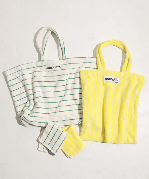 BONGUSTA/ボングスタ NARAM WEEKEND BAG / パイル地トートバッグL