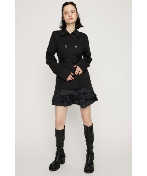 SLY（スライ）の「LAYERED FRILL SKORT レイヤードフリルスコート 春服（スカート・レディース・ブラウン/ブラック/ネイビー系・0/1）」の17枚目の写真
