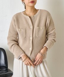 Jena espace merveilleux | エンブレムボタンカーディガン(カーディガン/ボレロ)