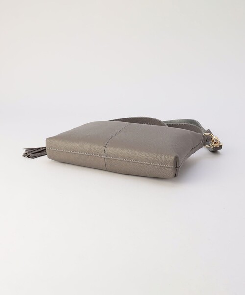 MICO COULIER（ミコクリエ）の「2WAYレザーショルダーバッグ（ショルダーバッグ・レディース・ブラック/オフホワイト/グレー・FREE）」の6枚目の写真