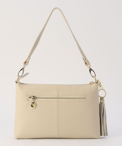 MICO COULIER（ミコクリエ）の「2WAYレザーショルダーバッグ（ショルダーバッグ・レディース・ブラック/オフホワイト/グレー・FREE）」の12枚目の写真