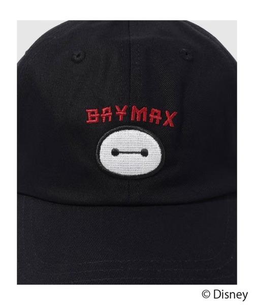 Disney(ディズニー)の「Disney BAYMAX フロント刺繍 コットンツイル キャップ(キャップ・メンズ・ベージュ/ブラック・FREE)」の6枚目の写真