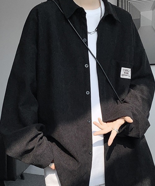 KELVIN(ケルヴァン)の「Corduroy Oversized Shirt コーデュロイ オーバーサイズシャツ(シャツ/ブラウス・メンズ・ホワイト/ブラック・LARGE/MEDIUM)」の12枚目の写真