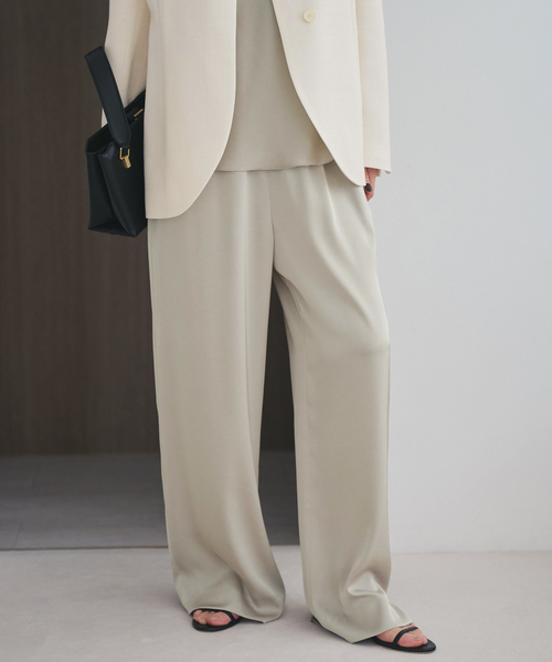 plage(プラージュ)の「《追加》dull satin relax パンツ(その他パンツ・レディース・ブラウン/ライトグレー・38/36/34/32)」の15枚目の写真