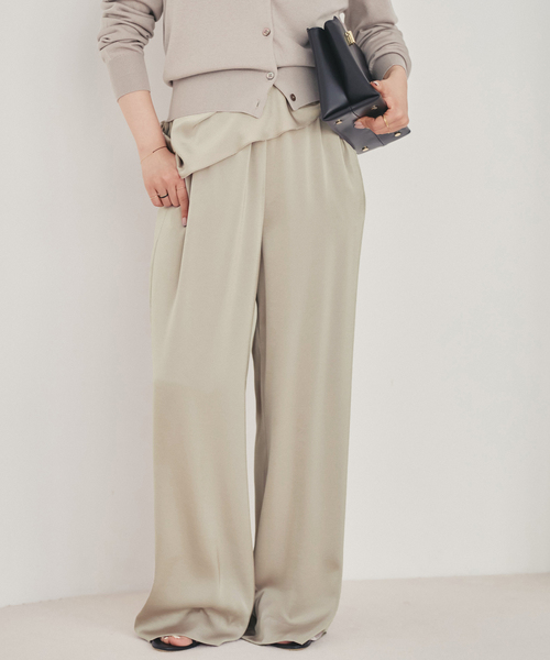 plage(プラージュ)の「《追加》dull satin relax パンツ(その他パンツ・レディース・ブラウン/ライトグレー・38/36/34/32)」の21枚目の写真