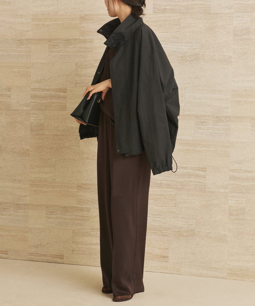 plage（プラージュ）の「《追加》dull satin relax パンツ（その他パンツ・レディース・ブラウン/ライトグレー・38/36/34/32）」の7枚目の写真