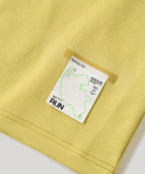BUTTON SEOUL(ボタンソウル)の「オーバーロックステッチアクティブラーニングショートスリーブTシャツ(4 COLORS)(Tシャツ/カットソー・メンズ・マスタード/ブラック/ホワイト/ライトグレー・MEDIUM/LARGE/X-LARGE)」の12枚目の写真