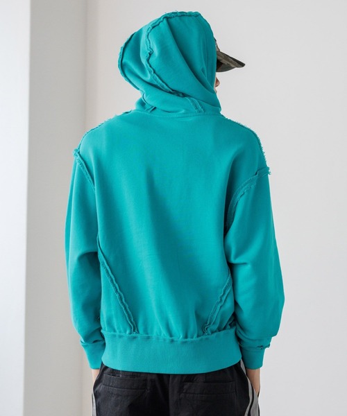 PBLIM(ページボーイリム)の「《UNISEX/シルエットが選べる》リメイクフウジップパーカー(パーカー・レディース・グレー/ブラック/グリーン・MEDIUM/SMALL)」の21枚目の写真