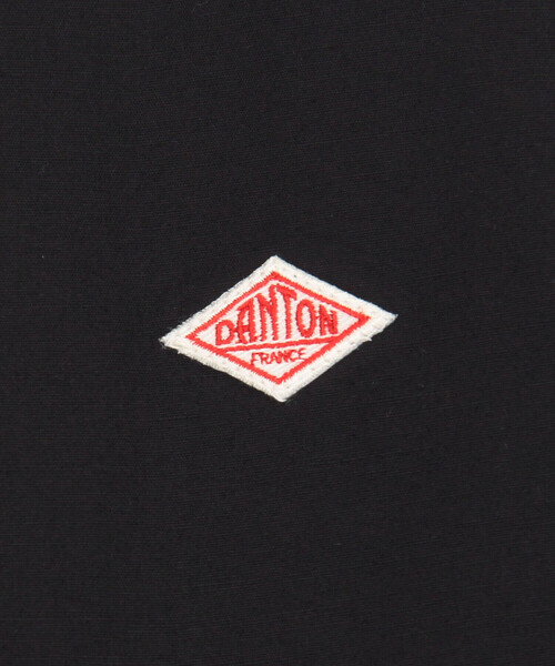 DANTON(ダントン)の「DANTON | コットンリネンダンプ ノーカラージャケット WOMEN(ノーカラージャケット・レディース・ダークネイビー/オフホワイト・36)」の9枚目の写真